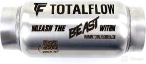 img 3 attached to TOTALFLOW 943 Mini Muffler - Round 3.25&#34; Width, 7&#34; Body, 9&#34; Overall Length with 2.25&#34; Inner Inlet and Outer Diameter Outlet
