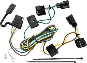 img 1 attached to Tekonsha T-One® T-Connector Harness: 4-Way Flat for Jeep TJ & Wrangler - Compatibility Guaranteed!