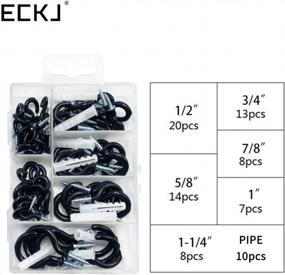 img 2 attached to Organize Your Home With ECKJ Cup Hook Assorted Kit - 80PCS Vinyl Coated Hooks For Hanging Plants, String Lights And DIY Ornaments