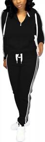 img 1 attached to Stay Comfy And Stylish With Nimsruc Two Piece Tracksuit For Women