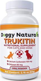 img 4 attached to 🐾 USA-Made Pet Health Pharma Trukitin: Natural Chitosin-Based Phosphate Binder for Dogs & Cats with Human-Grade Ingredients - Renal Support Supplement featuring Calcium Carbonate Oral Powder