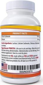 img 2 attached to 🐾 USA-Made Pet Health Pharma Trukitin: Natural Chitosin-Based Phosphate Binder for Dogs & Cats with Human-Grade Ingredients - Renal Support Supplement featuring Calcium Carbonate Oral Powder