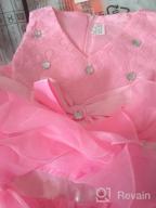 img 1 attached to Kids Lace Ruffle Party Dresses - NNJXD Girl Dress Ideal For Weddings review by Kate Love
