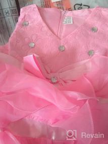 img 7 attached to Kids Lace Ruffle Party Dresses - NNJXD Girl Dress Ideal For Weddings