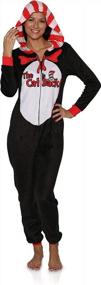 img 4 attached to Women'S Dr. Seuss Thing 1 Thing 2 Microfleece Union Suit Pajama Costume