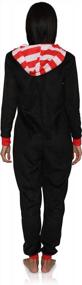 img 1 attached to Women'S Dr. Seuss Thing 1 Thing 2 Microfleece Union Suit Pajama Costume
