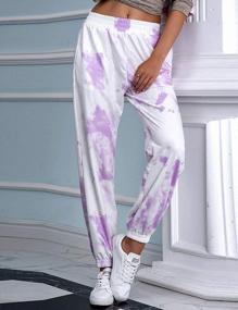 img 2 attached to Women'S Stylish Tie Dye Sweatpants - AMEBELLE Casual Cinch Bottom Workout Harem Pants