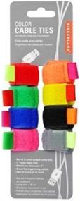 img 1 attached to 🔗 Color Cable Ties by Kikkerland - Set of 8 (US79)