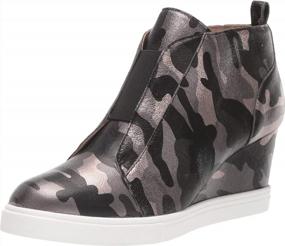img 1 attached to Linea Paolo Felicia Platform Wedge Sneaker Bootie - Elevate Your Style With Our Original Design