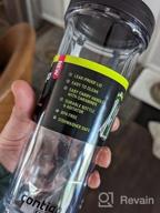 img 1 attached to 3 Pack Contigo Fit Shake & Go 2.0 Shaker Bottles With Chug Cap, 20Oz In Earl Grey, Blue Poppy & Salt review by Ian Welch