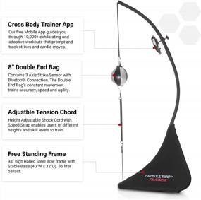 img 3 attached to Ultimate Boxing Fitness Training With Nexersys Cross Body Trainer Interactive Double End Bag For MMA, Cardio, Core Strength - App Features Dynamic HIIT Workouts