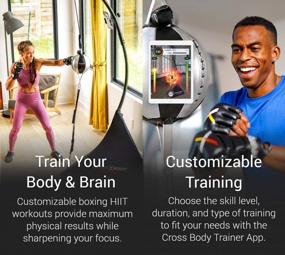 img 2 attached to Ultimate Boxing Fitness Training с Nexersys Cross Body Trainer Интерактивная двойная сумка для MMA, Cardio, Core Strength - функции приложения Dynamic HIIT Workouts