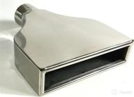 exhaust rectangle w225775 250 cmss stainless wesdon logo