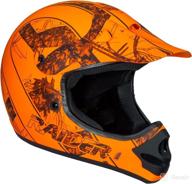 🏍️ mossy oak unisex-adult mx off-road helmet: raider ambush - gear up for adventure! logo