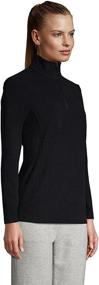 img 2 attached to Women's Lands End Quarter Pullover: 🧥 Coats, Jackets & Vests for Women's Clothing