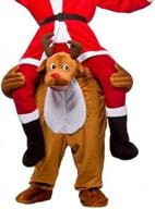 spread holiday cheer with ubcm's ride on reindeer mascot costume logo