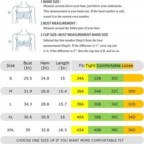 img 3 attached to Cotton Crop Top With Built-In Shelf Bra - DYLH Women'S Crop Tank Top (Pack Of 1/3)