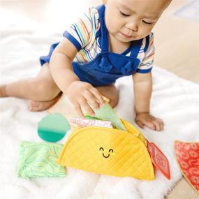 img 1 attached to 🌮 Melissa & Doug Soft Taco Fill & Spill Infant Toy - Enhance Your Baby's Senses!