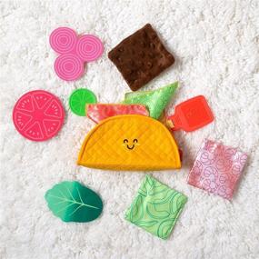 img 2 attached to 🌮 Melissa & Doug Soft Taco Fill & Spill Infant Toy - Enhance Your Baby's Senses!