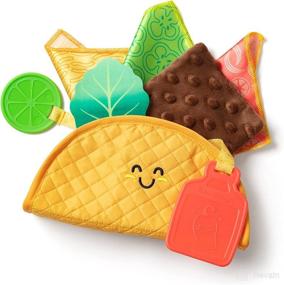 img 4 attached to 🌮 Melissa & Doug Soft Taco Fill & Spill Infant Toy - Enhance Your Baby's Senses!