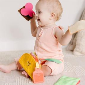 img 3 attached to 🌮 Melissa & Doug Soft Taco Fill & Spill Infant Toy - Enhance Your Baby's Senses!