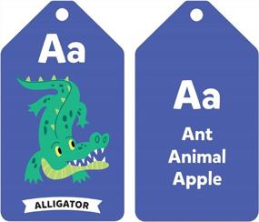 img 3 attached to Mudpuppy Wildlife ABCs Ring Flash Cards For Kids - 26 Double-Sided Alphabet Flash Cards On A Reclosable Ring, Colorful Animal Illustrations - Learning Games For Toddlers And Preschoolers