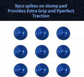 img 1 attached to XCMAN 4-Layer Cone Snowboard Stomp Pad With 7.87-Inch Diameter And Aluminum Construction - Set Of 9 Studs