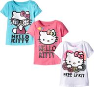 👚 hello kitty girls t shirt - spirit theme girls' clothing for tops, tees & blouses logo