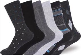 img 4 attached to Women'S Business Dress Socks - EnerWear 6P Pack Aloe Infused Modal
