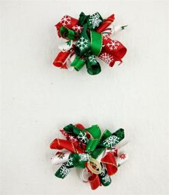 img 1 attached to Hixixi Grooming Christmas Accessories Rubber Dogs