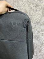 img 2 attached to Backpacks XIAOMI Backpack Xiaomi Mi City Backpack 2 (ZJB4192GL), 15.6", 17L, moisture protection, gray review by Momchil Ivanov ᠌