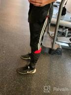 img 1 attached to Stay Comfortable And Stylish During Athletic Training With Shinestone Sport Pants For Men review by John Arsov