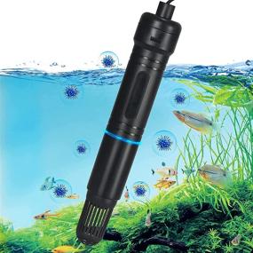 img 4 attached to 🐠 Aquarium Water Clean Clear Lamp Green Killing Machine with Protect Shell - Suitable for 20-200 Gallon Fish Tanks - Waterproof Sump Pond Pump Filter Light (5W 254nm, Pump not Included - Lamp concealed inside Shell)
