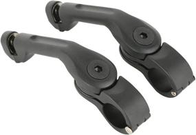 img 1 attached to 🏍️ Enhance Your Harley Davidson Experience with TCMT 32mm Angled Highway Engine Guard Foot Peg Set (Matte Black) - Perfect Fit for Touring, Road King, Sportster, and More - Includes 2 X Mounting Clamps