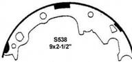 🔧 wagner pab538r brake shoe set with reliable rivet construction логотип