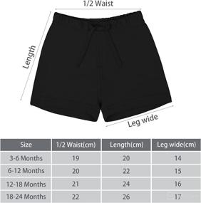 img 3 attached to Ruisita Pieces Children Short Shorts Apparel & Accessories Baby Boys best: Clothing