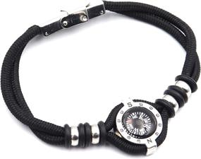 img 2 attached to DETUCK Navigation Compass Charm Bracelet With Detachable Charm - Perfect Jewelry Gift With Gift Wrap Option