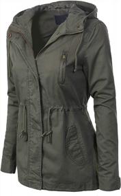 img 3 attached to MixMatchy Women'S Lightweight Military Safari Anorak Hoodie Jacket Junior Fit Utility