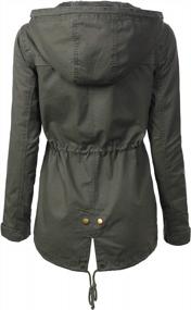 img 2 attached to MixMatchy Women'S Lightweight Military Safari Anorak Hoodie Jacket Junior Fit Utility