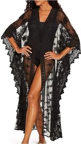 img 4 attached to Wander Agio Coverup Swimsuits Cardigan Women's Clothing at Swimsuits & Cover Ups