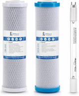 refresh your filtration system with our drinking water replacement filter set - uv protection included! logo