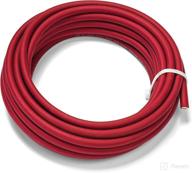 🔌 premium industrial grade 4 gauge ewcs brand extra flexible welding cable - 15 feet red (100% copper, 600v) - high performance for welding applications logo