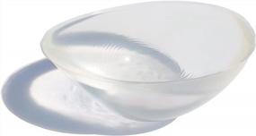 img 4 attached to Round Silicone Breast Prosthesis Padding Enhancers - HIPLAYGIRL Concave Bra Inserts For Breast Forms