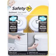 🚽 no-tools bathroom safety kit by safety 1st: includes toilet locks for baby proofing logo