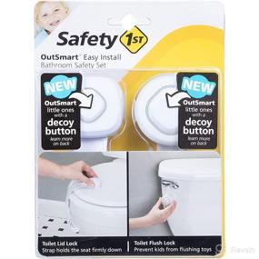 img 4 attached to 🚽 No-Tools Bathroom Safety Kit by Safety 1st: Includes Toilet Locks for Baby Proofing
