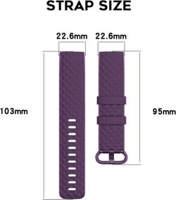 img 3 attached to (1 Pack) Seltureone Sport Band Compatible For Fitbit Charge 4 / Fitbit Charge 3 / Charge 3 SE Bands