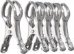 keep your beach adventures secure with webi 5-pack stainless steel towel clips logo