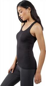 img 2 attached to 2 Pack Of Yogalicious Ultra Soft Lightweight Racerback Tank Tops - Perfect For Yoga!