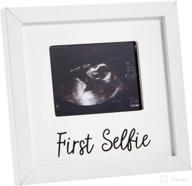 👶 baby sonogram picture frame: preserve your first selfie in a 4 x 3 ultrasound photo (7 x 6.5 in, white) logo