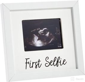 img 4 attached to 👶 Baby Sonogram Picture Frame: Preserve Your First Selfie in a 4 x 3 Ultrasound Photo (7 x 6.5 In, White)
